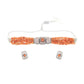 Rajwada White And Tan Alloy Jewellery Set For Women