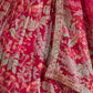Rajwada Pink Organza Printed Stitched Lehenga Choli For Women