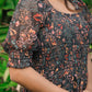 Rajwada Black Georgette Stitched Printed Indo Western Dress For Women