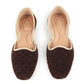 Rajwada Brown Embellished Mojri for Women