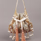 Rajwada Multicolor Embroidered Potli Bag with Tassels For Women