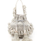 Rajwada Silver Embroidered Bridal Potli Bag For Women