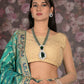 Rajwada Green Stones Long Jewelery Set For Women