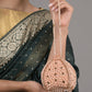 Rajwada Peach Pearl and Stone Embellished Clutch for Women