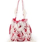Rajwada Red Embroidered Potli Bag For Women