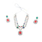 Rajwada Women Stylish Multicolored Kundan Necklace Set
