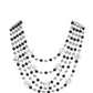 Rajwada Black And Silver Alloy Embellished Neckpiece For Women