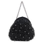 Rajwada Women Black Beaded Mindful Batuwa Bag