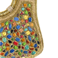 Rajwada Golden Jute Embellished Clutch For Women
