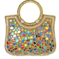 Rajwada Golden Jute Embellished Clutch For Women