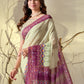Rajwada Beige Georgette Printed Saree For Women
