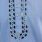 Rajwada Light Blue Viscose Silk Embellished Stitched Kurta For Men