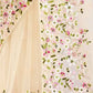 Rajwada Cream Net Embroidered Elegant Saree For Women