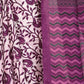 Rajwada Purple Khadi Printed Saree With Unstitched Blouse For Women