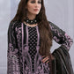 Rajwada Lavender Georgette Embroidered Semi-Sitched Kurta Set For Women