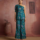 Rajwada Blue Cotton Blend Printed Co-ord Set For Women