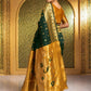 Rajwada Dark Green Silk Blend Woven Pithani Saree For Women