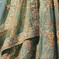 Rajwada Blue Organza Embroidered Semi-Stitched Lehenga For Women