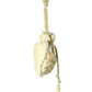 Rajwada Off White Suede Embellished Potli For Women
