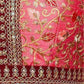 Rajwada Off-White Organza Printed Semi-Stitched lehenga For Women