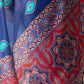 Rajwada Blue Georgette Printed Saree For Women