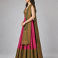 Pink Banarasi Silk Embellished Lehenga