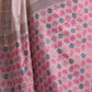 Rajwada Light Lavender Cotton Blend Solid Saree For Women