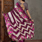 Rajwada Purple And White Silk Blend Printed Elegant Saree For Women