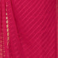 Rajwada Pink Georgette Plain Saree For Women