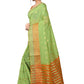 Rajwada Green Silk Blend Embellished Saree For Women
