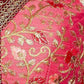 Rajwada Maroon Organza Printed Semi-Stitched lehenga For Women