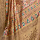 Rajwada Multicolor Silk Blend Printed Saree For Women