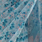 Rajwada Sky Blue Georgette Printed Saree For Women