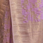 Rajwada Mauve Silk Blend Woven Saree With Unstitched Blouse For Women