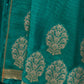 Rajwada Green Satin Woven Saree With Unstitched Blouse For Women