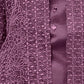 Rajwada Purple Poly Crepe Solid Semi Stitched Kurta Set For Women