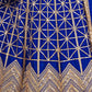 Rajwada Blue Chinon Sequence Embroidered Semi-Stitched Lehenga For Women