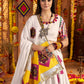 Rajwada Multicolor Viscose Cotton Embroidered Semi-Stitched lehenga With Patch Work And Stunning Tassels For Women