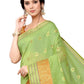 Rajwada Green Silk Blend Embellished Saree For Women