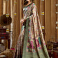 Rajwada Multicolor Silk Blend Printed Saree For Women
