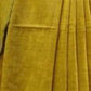 Rajwada Mustard Cotton Blend Solid Saree For Women