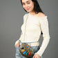 Rajwada Gold Metal Embellished Sling Bag For Women