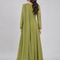 Olive Green Georgette Embellished Kurta Set