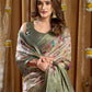 Rajwada Multicolor Silk Blend Printed Saree For Women