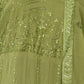 Olive Green Georgette Embellished Kurta Set