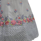 Rajwada Women White Georgette Embroidered Semi Stitched Lehenga With  Unstitched Blouse
