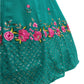 Rajwada Women Blue Georgette Embroidered Semi Stitched Lehenga With  Unstitched Blouse