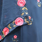 Rajwada Women Teal Blue Georgette Embroidered Semi Stitched Lehenga With  Unstitched Blouse
