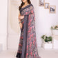 Rajwada Multicolor Georgette Printed Saree For Women