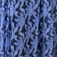 Blue Polyester Blend Printed Dress